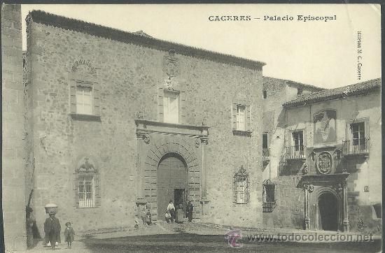 Postales: TARJETA POSTAL DE CACERES - PALACIO EPISCOPAL - Foto 1