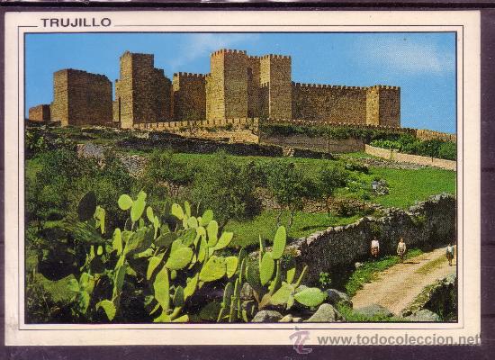 Postales: TRUJILLO - CACERES - EL CASTILLO - N&ordm; 44 - SIN CIRCULAR - Foto 1
