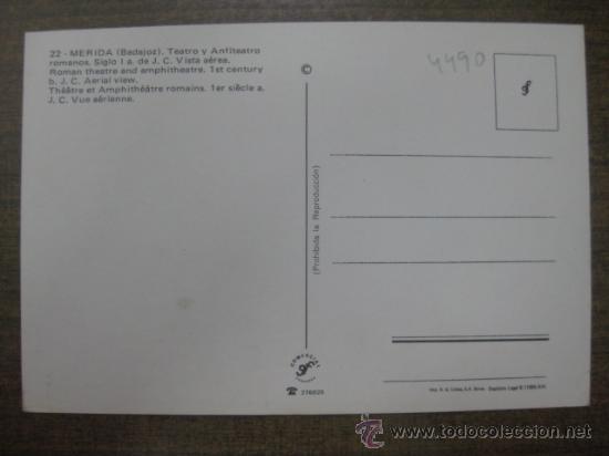 Postales: MERIDA, BADAJOZ - REF.: R-6-10 - Foto 2