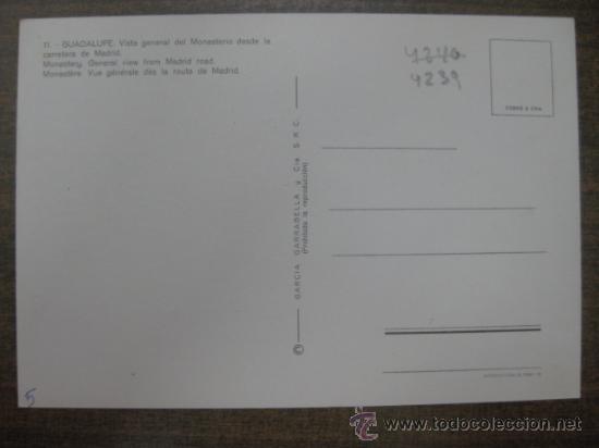 Postales: GUADALUPE, CACERES - REF.: R-6-17 - Foto 2