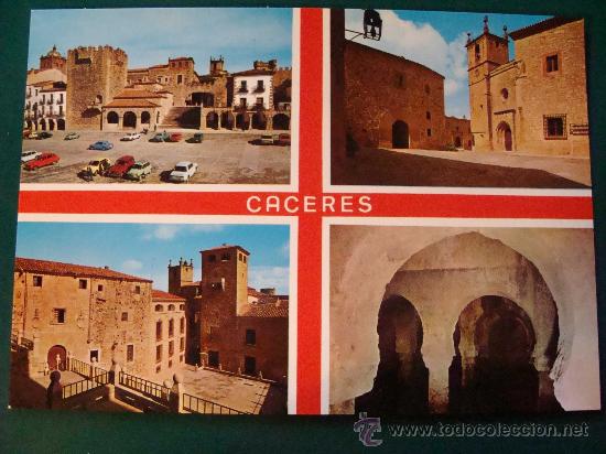 Postales: POSTAL DE CÁCERES, EXTREMAURA. AÑO 1996. PLAZA MAYOR, PALACIO VELETAS, MAYORAZGO. 280.