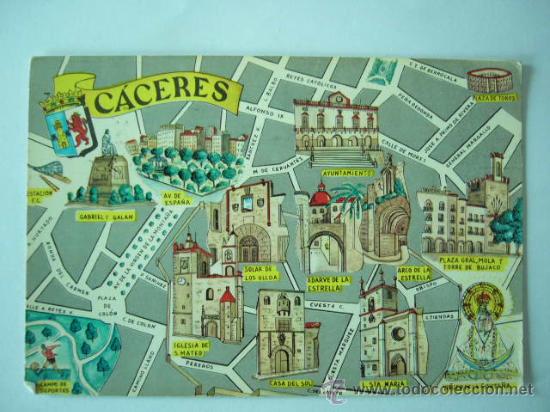 Postales: CACERES. ESCRITA Y CIRCULADA - Foto 1
