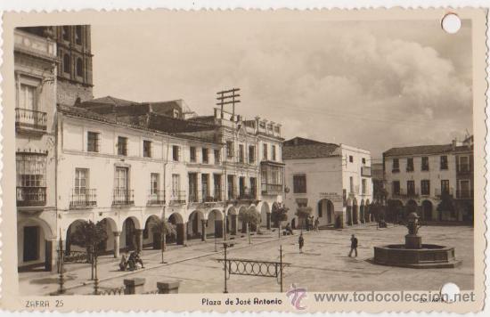 ZAFRA PLAZA DE JOSE ANTONIO,ED ARRIBAS (Postales - España - Extremadura Moderna (desde 1940))