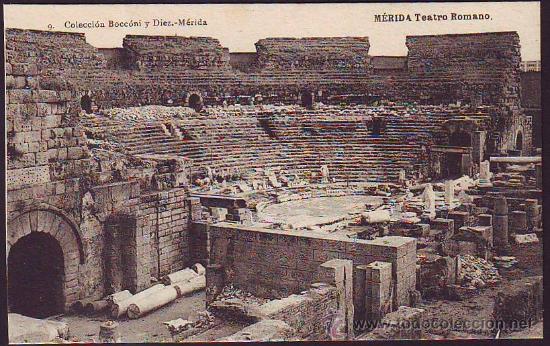 Postales: MERIDA. Teatro Romano - Foto 1