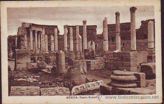 Postales: MERIDA. Teatro Romano - Foto 1