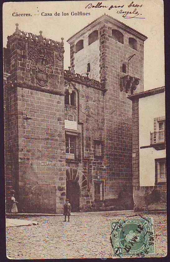 Postales: C&Aacute;CERES. Casa de los Golfines. - Foto 1