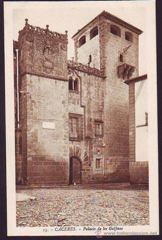 Postales: C&Aacute;CERES. Palacio de los Golfines - Foto 1