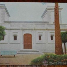 Postales: ANTIGUA POSTAL DE BAÑOS DE MONTEMAYOR (CACERES) . FACHADA DE FRENTE DEL NUEVO PABELLON - IMP. ALEMAN