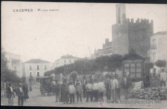 Postales: C&Aacute;CERES.- PLAZA MAYOR - Foto 1