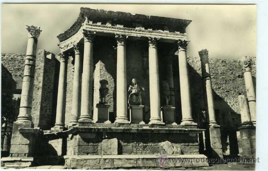 Postales: POSTAL MERIDA TEATRO ROMANO - Foto 1