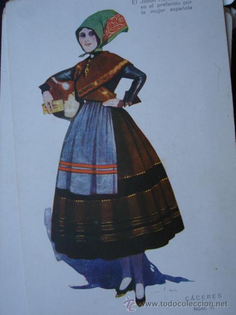 Postales: CACERES .PERFUMERIAS GAL.TRAJES - Foto 1