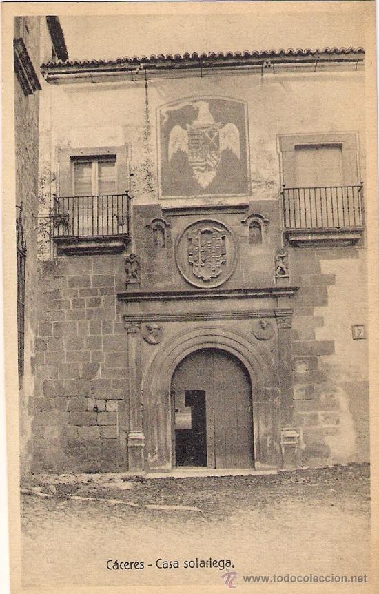 Postales: C&Aacute;CERES - CASA SOLARIEGA - Foto 1