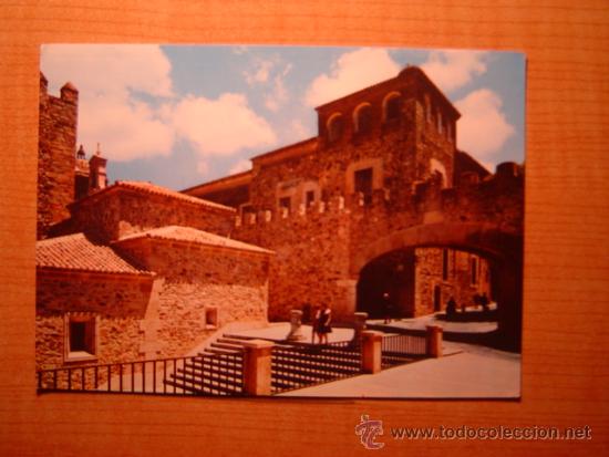 Postales: POSTAL CACERES ARCO DE LA ESTRELLA  ESCRITA - Foto 1