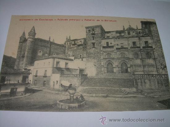 Postales: ANTIGUA POSTAL............MONASTERIO DE GUADALUPE. - Foto 1