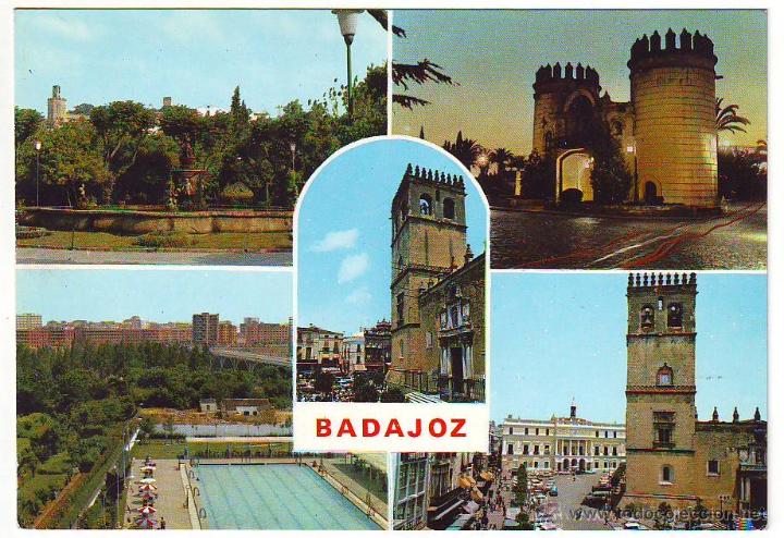 Postales: BADAJOZ. VARIAS VISTAS - Foto 1
