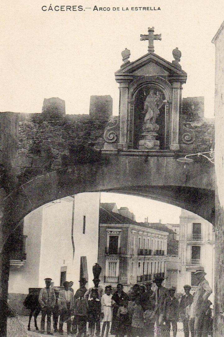Postales: caceres. arco de la estrella - Foto 1
