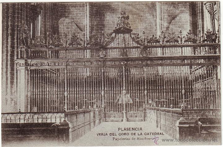 Postales: PLASENCIA. CORO DE LA CATEDRAL. PC-54 - Foto 1