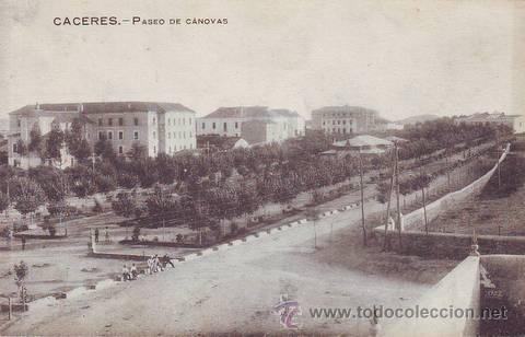 Postales: CACERES. Paseo de C&aacute;novas. - Foto 1
