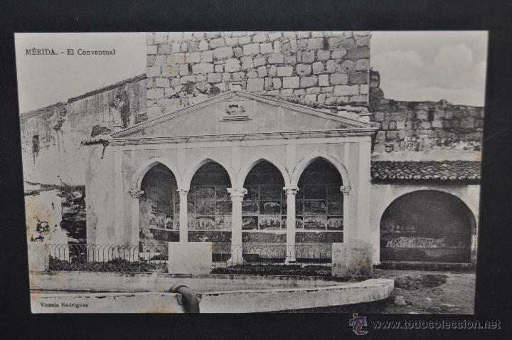 Postales: ANTIGUA POSTAL DE MERIDA. BADAJOZ. EL CONVENTUAL. SIN CIRCULAR - Foto 1
