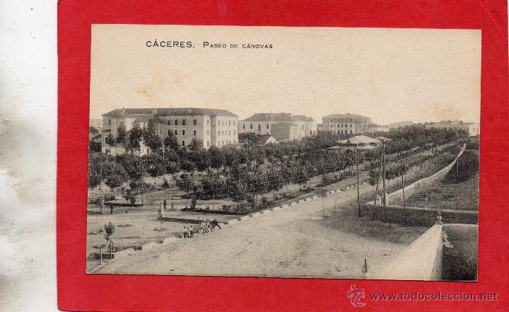 Postales: caceres. paseo de c&aacute;novas - Foto 1