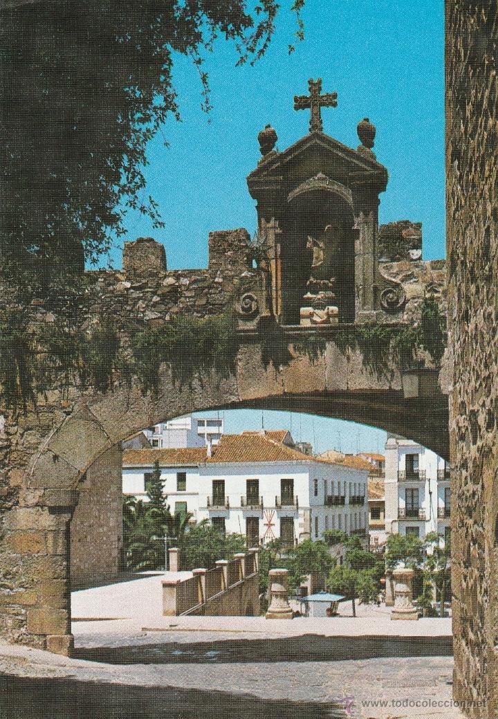 Postales: N&ordm; 17362 POSTAL CACERES ARCO DE LA ESTRELLA - Foto 1