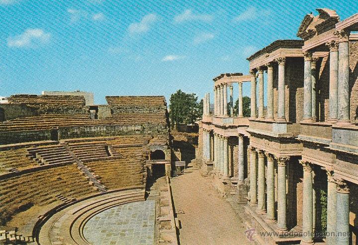 Postales: N&ordm; 20398 POSTAL MERIDA TEATRO ROMANO - Foto 1