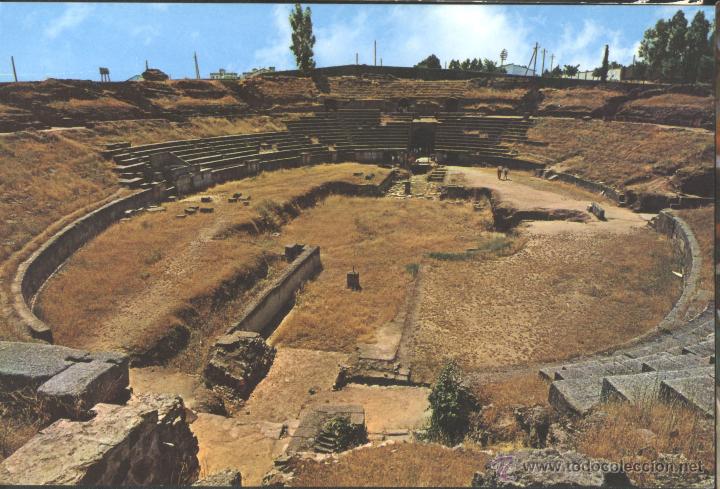 Postales: MERIDA - ANFITEATRO ROMANO - Foto 1