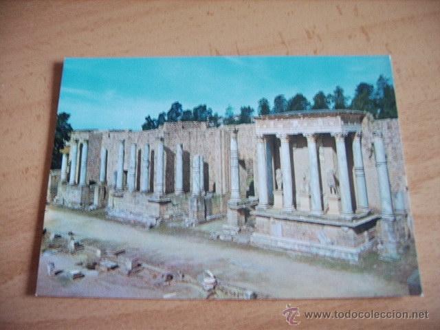 Postales: MERIDA  ( BADAJOZ )  ANFITEATRO ROMANO - Foto 1