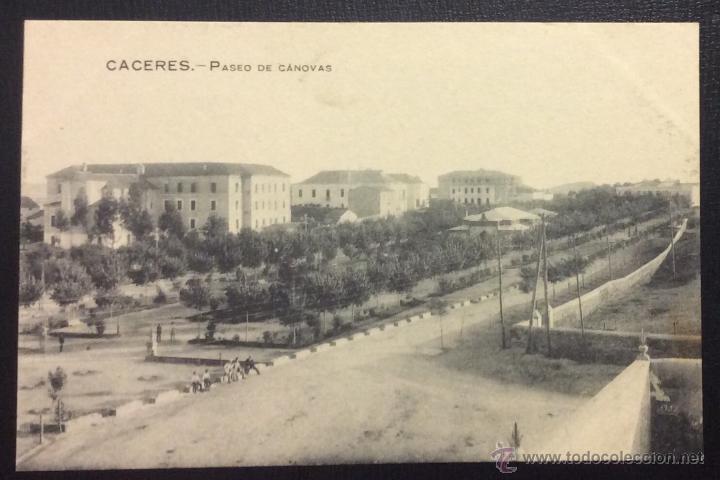 Postales: C&Aacute;CERES. PASEO DE C&Aacute;NOVAS. - Foto 1