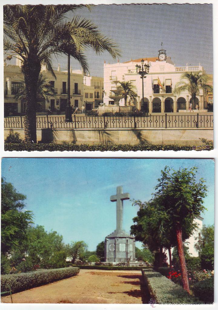 Postales: MONTIJO. DOS POSTALES DISTINTAS - Foto 1