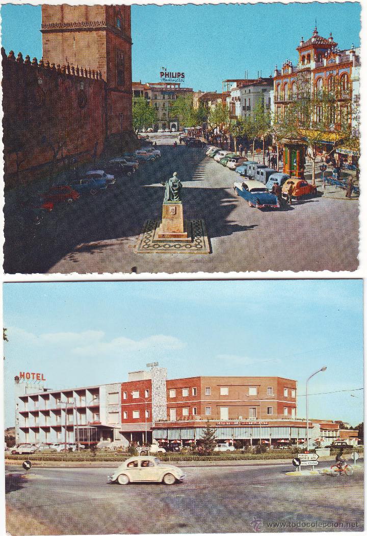 Postales: BADAJOZ. DOS POSTALES DISTINTAS - Foto 1