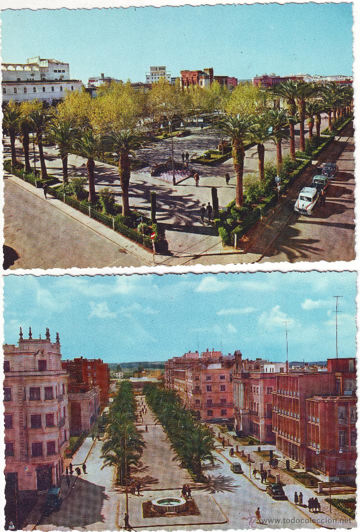Postales: BADAJOZ. DOS POSTALES DISTINTAS - Foto 1