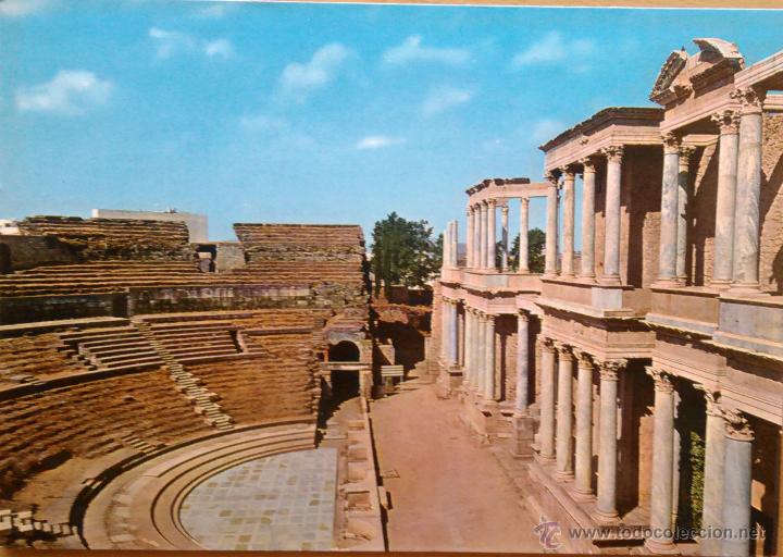 Postales: MERIDA - TEATRO ROMANO - Foto 1