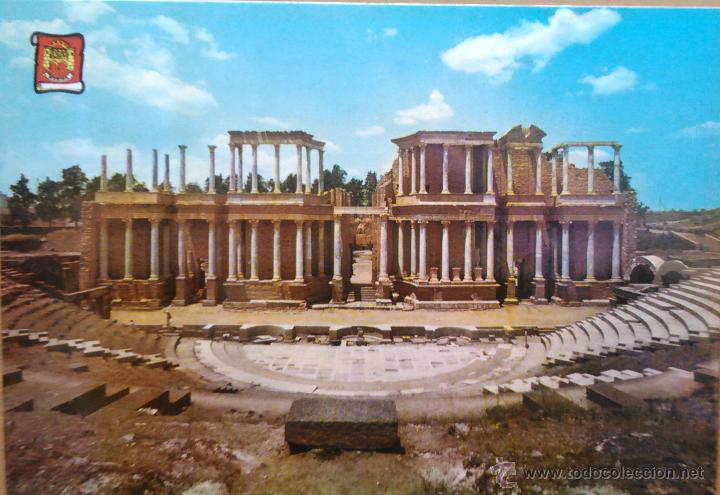 Postales: MERIDA - TEATRO ROMANO - Foto 1