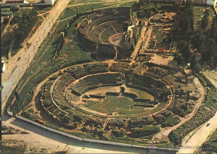 Postales: MERIDA - TEATRO Y ANFITEATRO ROMANO - Foto 1