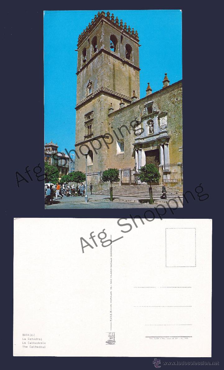 Postales: BADAJOZ - CATEDRAL - - postcard 1968 - Foto 1