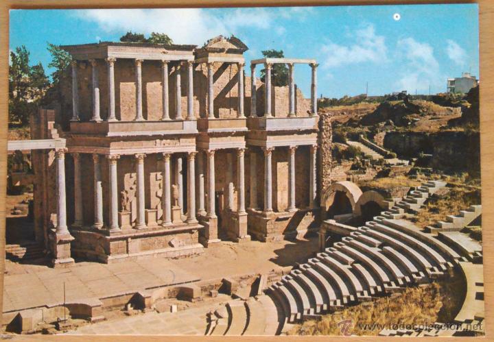 Postales: MERIDA - TEATRO ROMANO - Foto 1