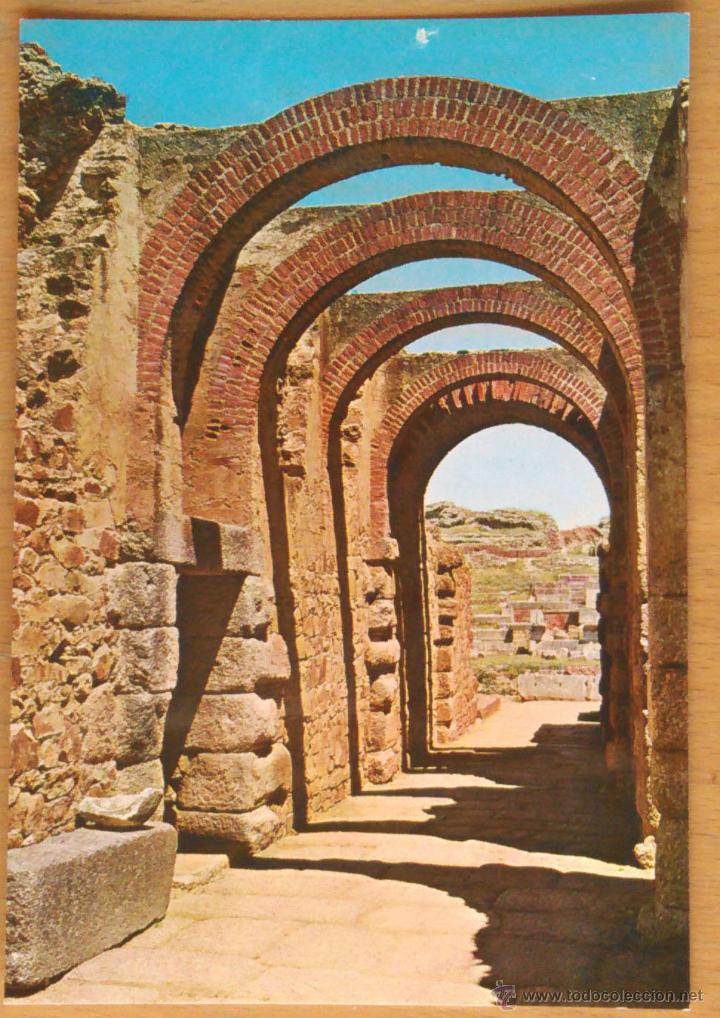 Postales: MERIDA - ANFITEATRO ROMANO - Foto 1