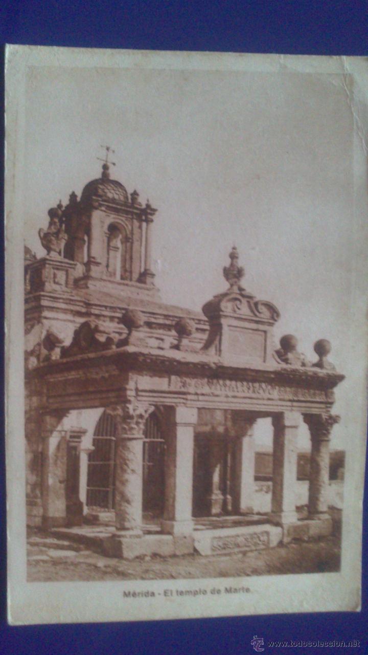 Postales: MERIDA, EL TEMPLO DE MARTE. - Foto 1