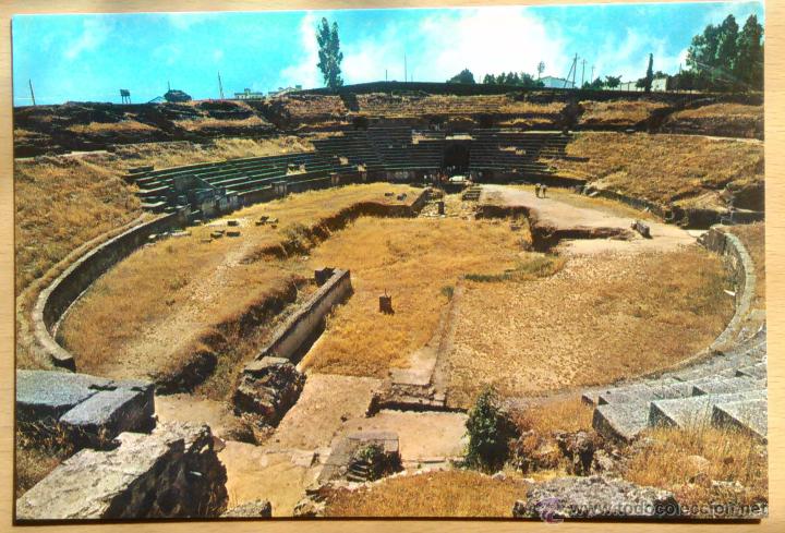 Postales: MERIDA - ANFITEATRO ROMANO - Foto 1
