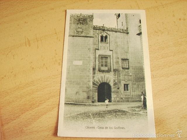 Postales: CACERES  -- CASA DE LOS GOLFINES - Foto 1