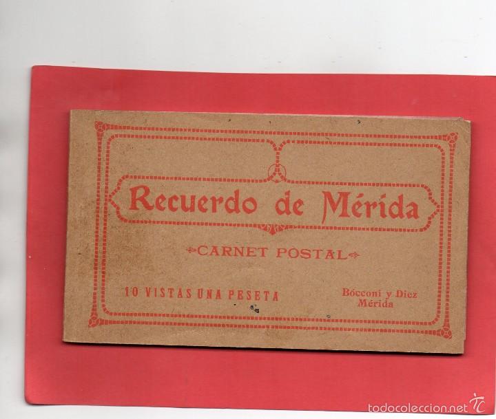 Postales: recuerdo de m&eacute;rida. al de10 postales completo - Foto 1