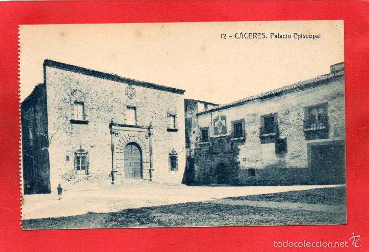 Postales: caceres. 12 palacio episcopal - Foto 1