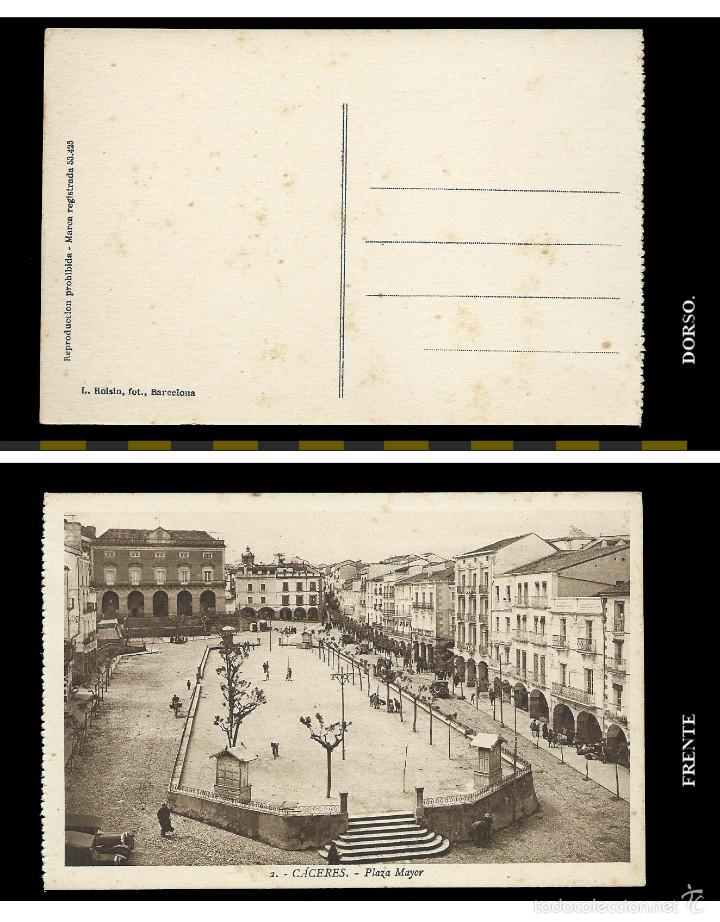 Postales: 2.Caceres. Plaza Mayor - Foto 1