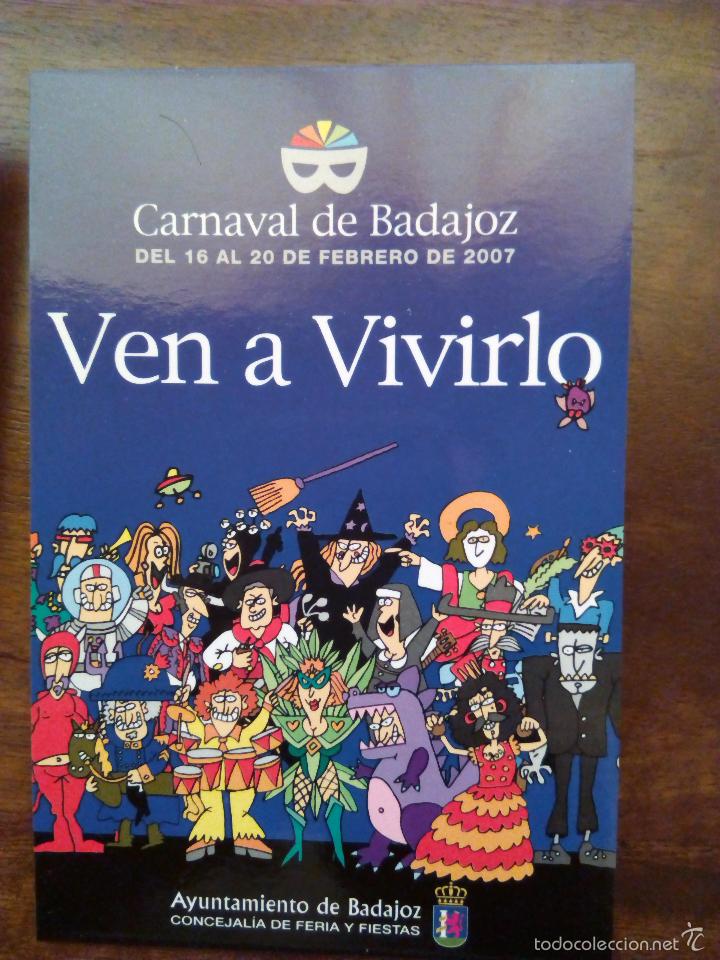 Postales: Lote de 4 Postales Carnaval de Badajoz. - Foto 3