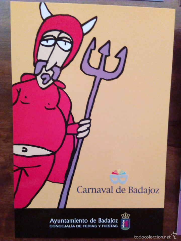 Postales: Lote de 4 Postales Carnaval de Badajoz. - Foto 4