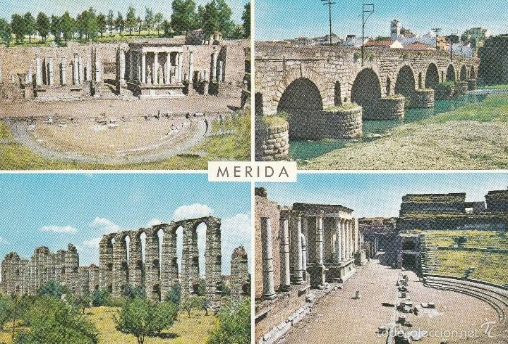 Postales: N&ordm; 26563 POSTAL BADAJOZ MERIDA - Foto 1