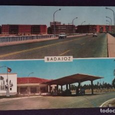 Postales: POSTAL DE BADAJOZ. N°17 PUENTE NUEVO SOBRE EL RIO GUADIANA Y PUESTO DE ADUANAS. AÑOS 60.. Lote 62283996