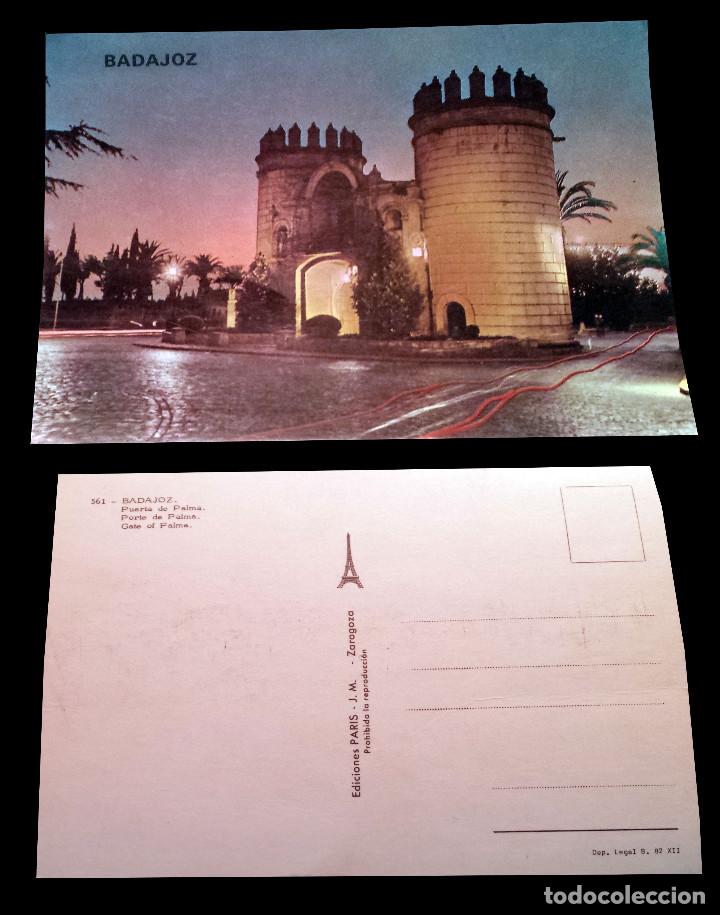 Postales: BADAJOZ - PUERTA DE PALMAS - postcard - Foto 1
