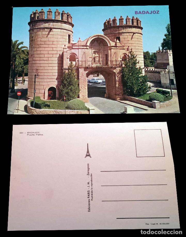 Postales: BADAJOZ - PUERTA DE PALMAS - postcard - Foto 1